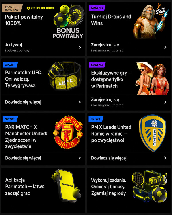 Promocja bonusu powitalnego kasyna online